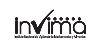 INVIMA · Instituto Nacional de Vigilancia de Medicamentos y Alimentos